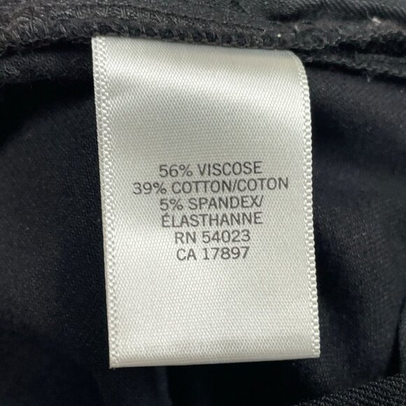 Banana Republic Jackson Fit Black Dress Pants Size 10 6481 - Picture 4 of 9